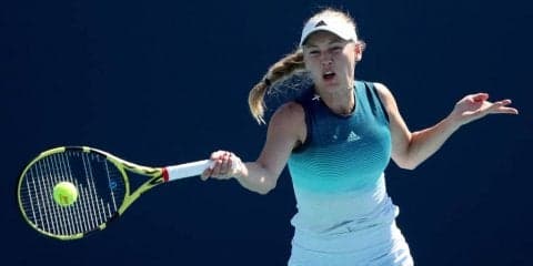 世界13位ウォズニアッキ 同大会8年ぶりの決勝進出「もう一度決勝まで来られて本当に嬉しい」[ボルボ・カーズ・オープン]