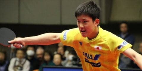 【卓球】張本・丹羽がともに準決勝進出＜アジアカップ男子＞
