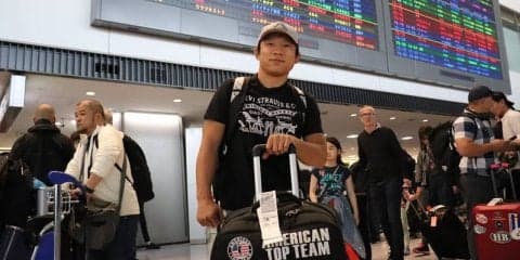 堀口恭司がRIZIN.15に向けて帰国、「前に髪を切ったのは…」