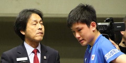 【卓球】張本智和、右手薬指にけが　アジア杯で途中中断も