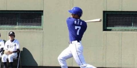 中日・根尾に久々の快音　2軍オリックス戦で16打席ぶり安打の適時二塁打