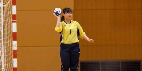 【ハンドボール部女子】　遠藤の好セーブが光り開幕連勝！