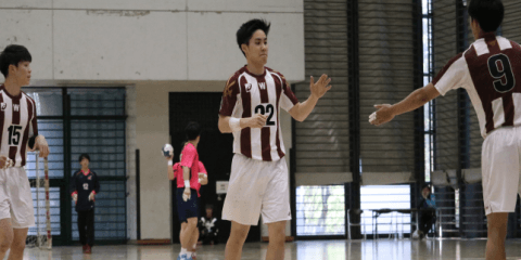 ついに迎えた開幕戦。日大を2点差で振り切り勝利を挙げる