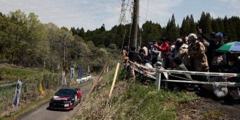 全日本ラリー唐津：初日のSS8までを終えて奴田原がトップ