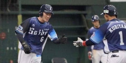 西武源田、7回に代走で途中出場　フルイニング出場途絶えるも10点目のホーム踏む