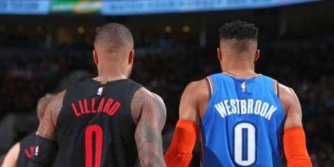 プレーオフ展望vol.6ブレイザーズvsサンダー リラードとラス、絶対的エースの対決