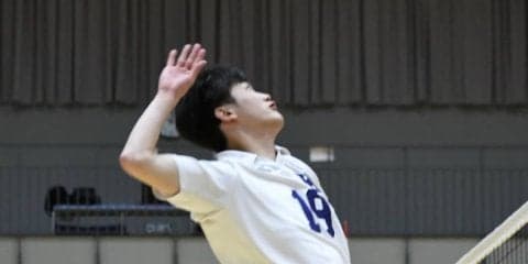 【バレーボール部男子】　大体大に勝ち切りリーグ戦２勝目！