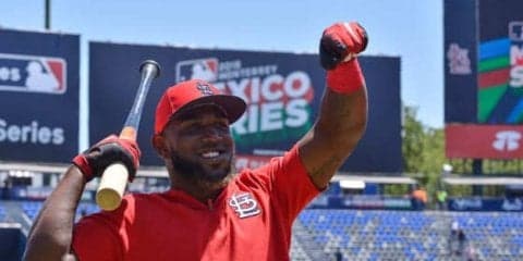 【MLB】メジャーで予告ホームランが実現！　カ軍オズナが有言実行の1試合2本塁打