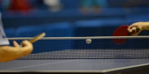 【卓球】超～広範囲！？　卓球台3台を使った“新しい卓球”に注目集まる