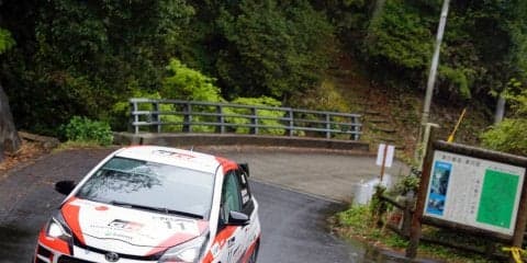 全日本ラリー唐津：KYB製ダンパーを新たに装着したTGR Vitz GRMN Rallyが今季3勝目