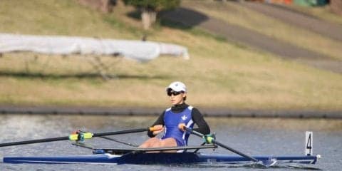 【ボート部】女子シングルス＆女子エイトＷ金！両レースに出場し大忙しの角谷「皆で勝った時の喜びは大きい」