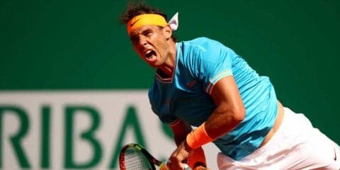 ナダル 15年連続となるベスト8進出。ディミトロフをストレート撃破[ATP1000 モンテカルロ]