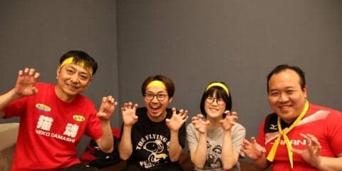 お笑いと卓球を愛する芸人が集まった「芸人卓球2019」1回戦敗退の4チームがオンエアバトルばりに敗者の弁