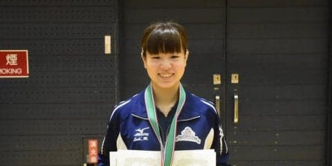 【卓球部】 村田が女子シングルスで優勝！