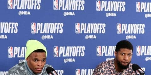 サンダーを初勝利に導いたウェストブルックを相棒ジョージが称賛「有言実行の男」