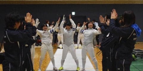 【フェンシング部】 リーグ戦開幕！ フルーレ男女の試合が行われる