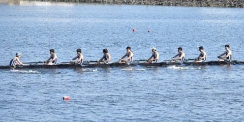 【ボート部】 多くの艇が好成績残し、２日目へ