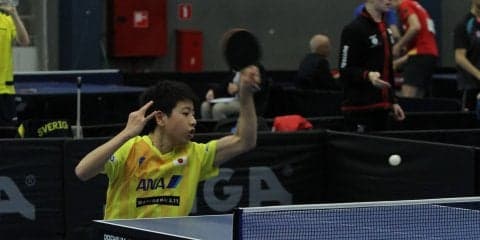 【卓球】篠塚・横谷ペアが地元ベルギー選手に勝利で優勝＜ジュニアサーキットプレミア・ベルギーOP＞