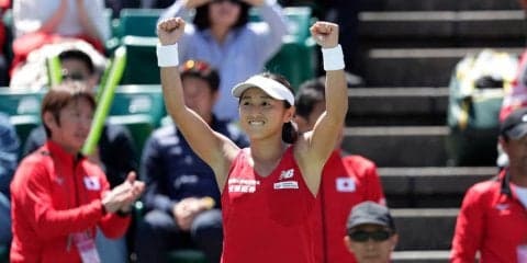 女子日本代表 ワールドグループ2部残留決定。土居と日比野がオランダに1セットも与えず3連勝[フェドカップ]
