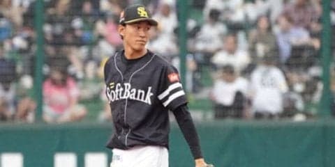 鷹3年目の三森がプロ初安打　プロ初スタメンで結果、初盗塁も決める