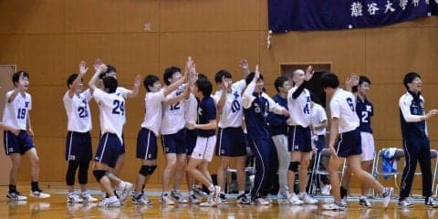 【バレーボール部男子】　フルセットの激闘制し立命大に勝利！