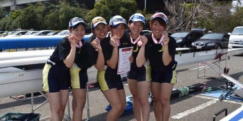 【ボート部】 女子舵手付きクォドルプルが３位入賞で西日本閉幕！