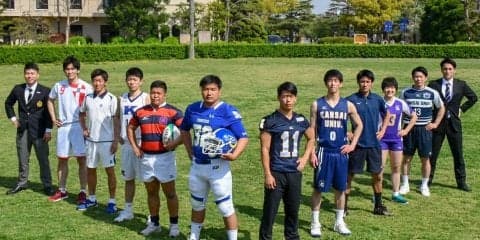 【関学体育会】　第４２回総合関関戦の決意表明会が行われる