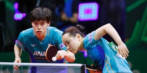 【卓球】日本チャンピオンの森薗/伊藤ペア、混合複初戦を快勝＜世界卓球2019＞