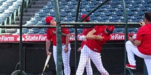 【MLB】大谷翔平、フリー打撃で137メートル超の特大弾　球団が異例の飛距離発表