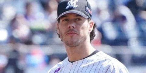 ロッテ・レイビンが“デビュー戦“で154キロ　井口監督は期待「投手陣に厚み出る」