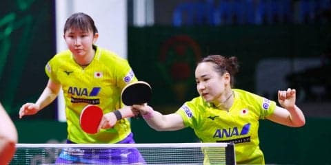 【卓球】早田/伊藤組、第1シードの貫禄見せ初戦快勝＜世界卓球2019＞