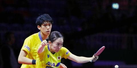 【卓球】“石川が繋ぎ、吉村が決める“必勝パターンで北朝鮮ペア下す＜世界卓球2019＞
