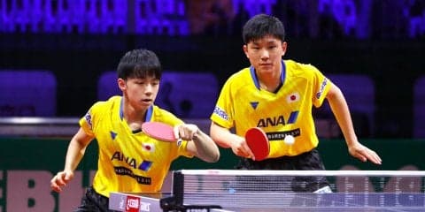 【卓球】張本/木造組、左利きペアを圧倒し3回戦進出＜世界卓球2019＞