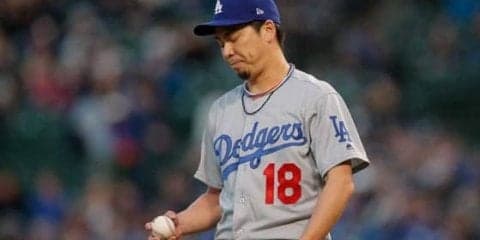 【MLB】前田健太が大乱調　今季ワースト6失点で最短4回KO　防御率5.20に