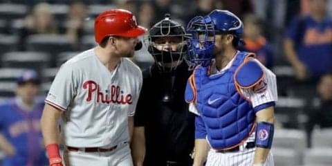 【MLB】故意？　故意じゃない？　頭部付近への156キロ速球から乱闘“寸前”「あんな失投ない」
