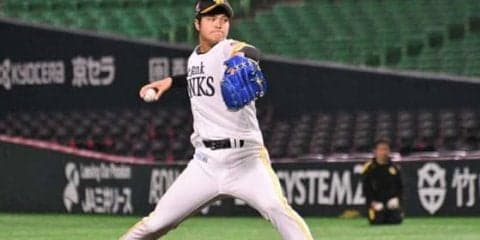 鷹ドラ1甲斐野、プロ野球記録樹立　新人デビューから11試合連続無失点