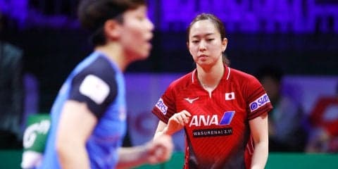 【卓球】石川佳純、まさかの4回戦敗退　混合で連覇目指す＜世界卓球2019＞