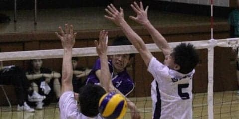 【バレーボール部】　あと一歩。一点が遠かった