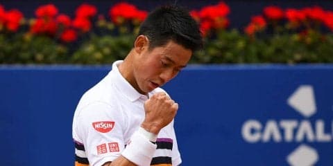 錦織「ストローク戦で主導権握れた」。セカンドサーブポイント獲得率で大差つける【数字で見る試合結果】