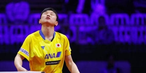 【卓球】張本、韓国の若手に惜敗　ベスト16で大会終える＜世界卓球2019＞