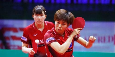 【卓球】佐藤/橋本、銅メダル以上確定  カットマンの意地見せる＜世界卓球2019＞