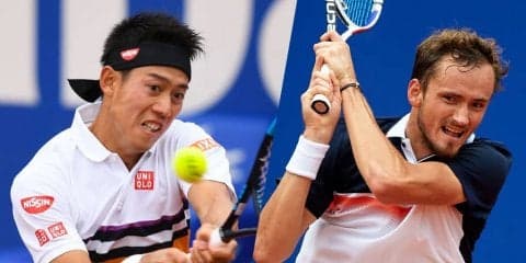 【速報予定】錦織VSメドベージェフの準決勝。今季好調の相手と20時30分に開始予定[ATP500 バルセロナ]