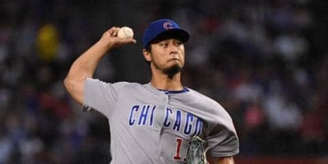 ダルビッシュ、3回は圧巻3者連続三振でMLB通算1100奪三振　2勝目へ5点の援護も