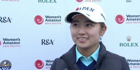 安田祐香の大会公式インタビューで感じた将来への視線 “No pressure，I'm...very happy“