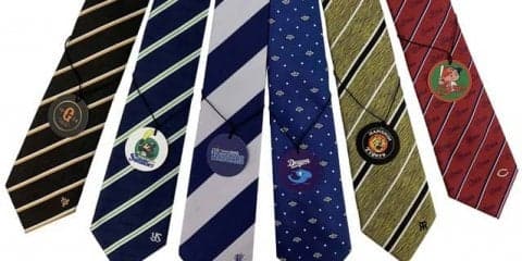 セ・リーグ6球団のモチーフタイが登場！「セントラル・リーグコラボネクタイ」発売