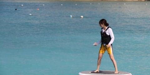 ヤンマー、モーターとプロペラで水面を移動する新しいマリンアクティビティ「Wheeebo」開発