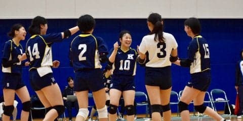 【バレーボール部女子】　佛教大にストレート勝ちで開幕３連勝！