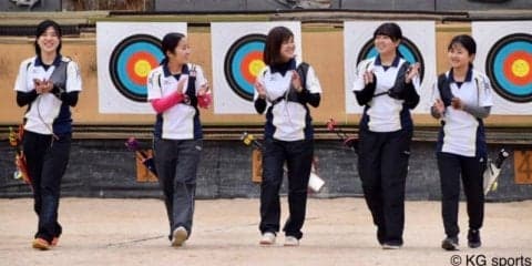 【洋弓部女子】　神大に快勝も、目標点を超えられず