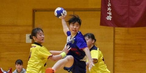 【ハンドボール部女子】　福科大に逆転勝利！　５連勝でリーグ戦折り返し