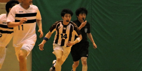 日体大に最後まで攻めきれず引き分けに